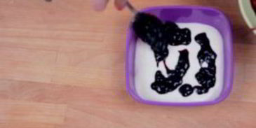 домашнее мороженое черничный чизкейк