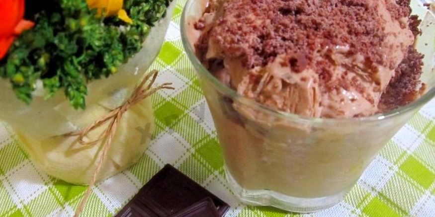 Рецепт домашнего мороженого с шоколадом