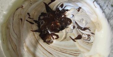 домашнее мороженое с шоколадом