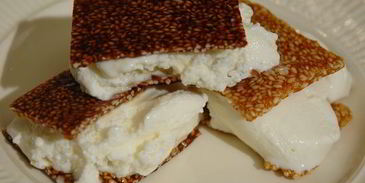 йогуртовое мороженое с козинаками