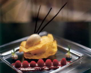 Миндальное мороженое с тестом для равиоли