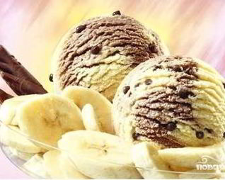 Мороженое из банана и молока