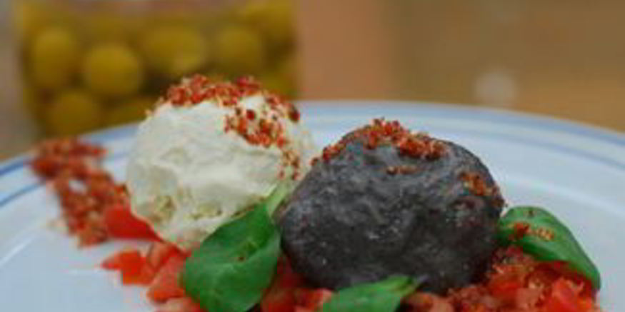 Рецепт мороженого из зеленых и черных оливок