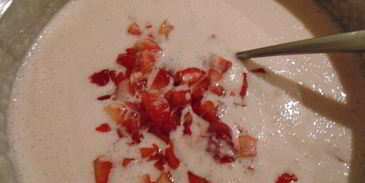 мороженое клубничный сюрприз