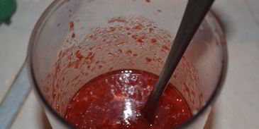 мороженое клубника и бальзамик