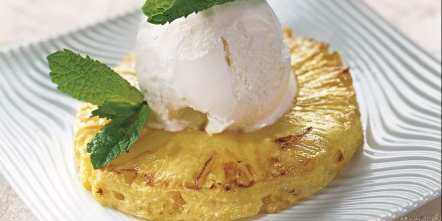 Рецепт мороженого с ананасом