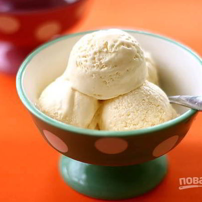 Мороженое ванильное