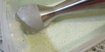 мятное мороженое с кусочками шоколада