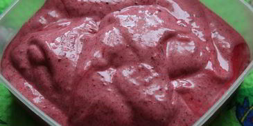 полезное вишневое мороженое