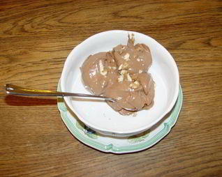 Шоколадное мороженое с виски