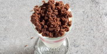 слоеное мороженое парфе