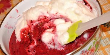 смородиново-йогуртовое мороженое диетическое