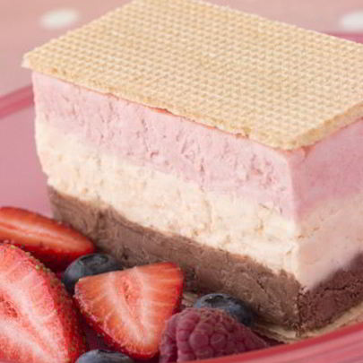 Террин из трех видов мороженого