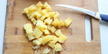 торт-мороженое с ананасом