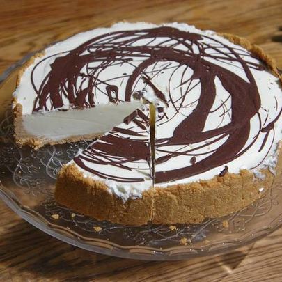 Торт-мороженое с шоколадом