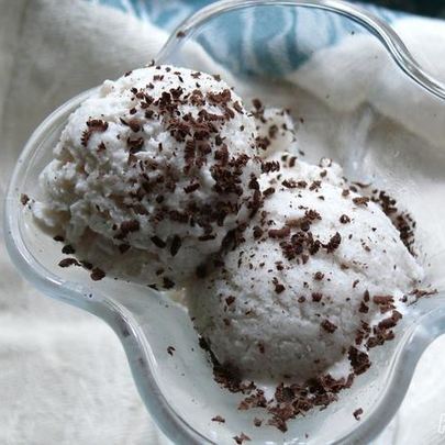 Творожно-дынное мороженое