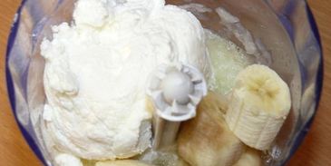 творожно-дынное мороженое