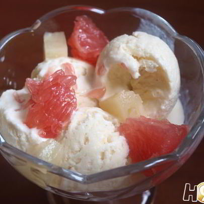 Ванильное мороженое-пломбир