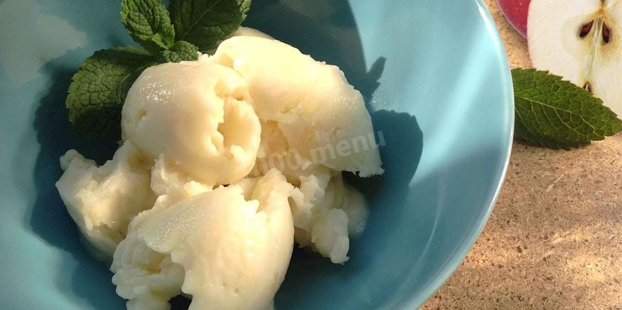 Рецепт яблочного мороженого