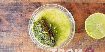 зеленое мороженое