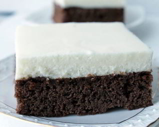 Брауни с муссом из маршмеллоу