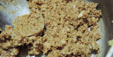 клюквенный торт-мусс с миндальным пралине праздничный