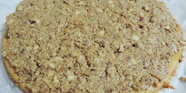 клюквенный торт-мусс с миндальным пралине праздничный