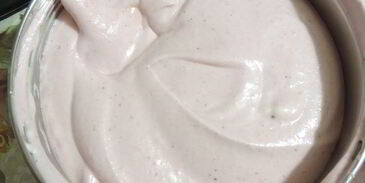 клюквенный торт-мусс с миндальным пралине праздничный