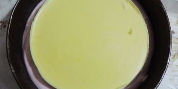 клюквенный торт-мусс с миндальным пралине праздничный