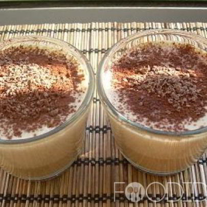 Кофейно-творожный мусс