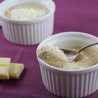 Кофейный крем-мусс с белым шоколадом