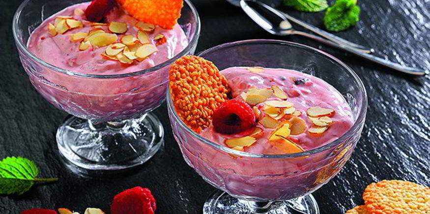 Рецепт малинового мусса