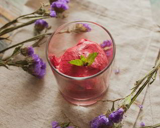 Мусс из черной смородины