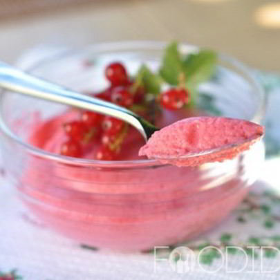 Мусс из красной смородины