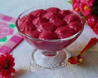 Мусс из малины и ежевики