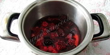 мусс из малины и ежевики