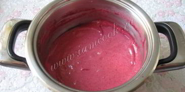 мусс из малины и ежевики