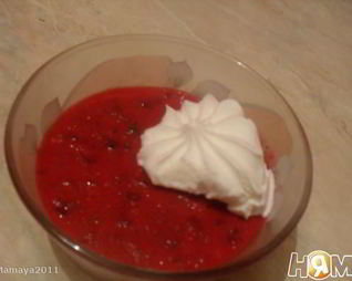 Мусс из свеклы с черносливом