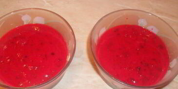 мусс из свеклы с черносливом