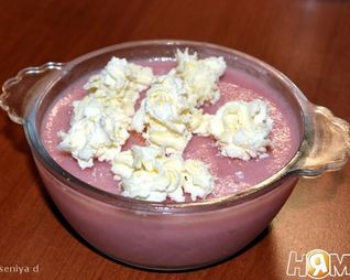 Мусс с клубникой