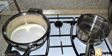 мусс с клубникой