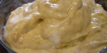 нежный мусс из ревеня