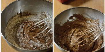 рождественское полено с шоколадным муссом и ягодами