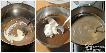 рождественское полено с шоколадным муссом и ягодами