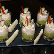 Рецепт Рыбного мусса с кремом из авокадо