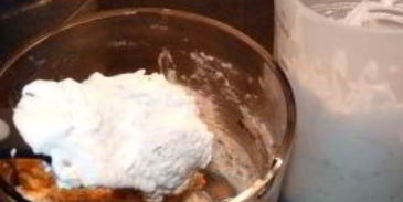 рыбный мусс с кремом из авокадо