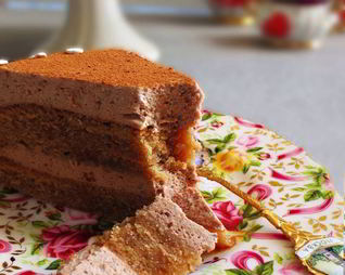 Шоколадно-муссовый торт