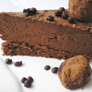 Рецепт Шоколадного торта-мусса с кофейно-карамельными трюфелями
