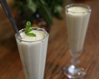 Сливочный крем-мусс из белого шоколада