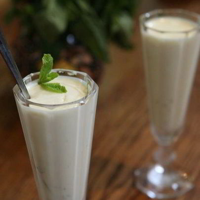 Сливочный крем-мусс из белого шоколада